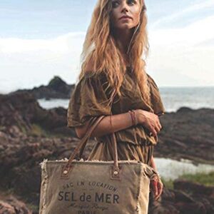 Myra Bags Sel De Mer Upcycled Canvas Hand Bag S-1046