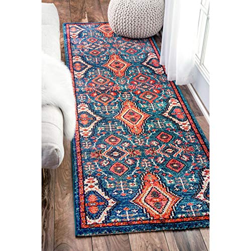 nuLOOM Elayne Diamond Area Rug, 10' x 14', Multi