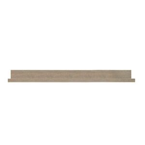 driftwood picture ledge shelf, 72″ w x 4.5″ d x 3.5″ h