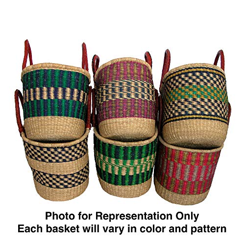 AFRICAN MARKET BASKET African Basket Oval, 1 EA