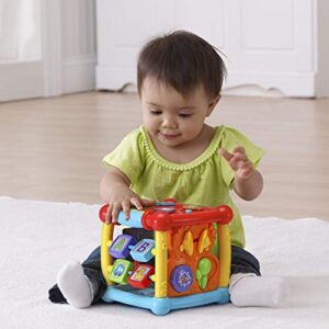 VTech Busy Learners Activity Cube (Frustration Free Packaging) Red 6.22 x 6.22 x 6.46 Inches