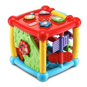 VTech Busy Learners Activity Cube (Frustration Free Packaging) Red 6.22 x 6.22 x 6.46 Inches