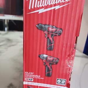 M12 Drill/Impact Combo Kit - MILWAUKEE 2494-22