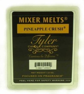 pineapple crush mixer melts by tyler candleset of 3