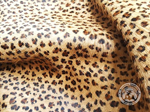 Jaguar Print Genuine Cowhide Rug 6 x 7 ft. 180 x 210 cm