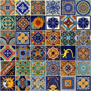 color y tradiciÓn mexican tiles 4×4 handpainted hundred pieces assorted designs