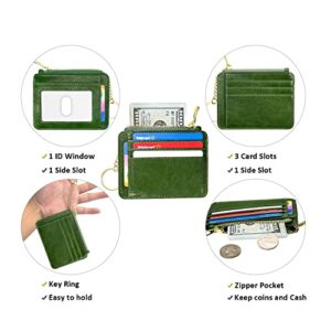 Padike Credit Card Holder Wallet Credit Card Holder for Women Slim Wallet for Women Card Wallets for Women (Green)