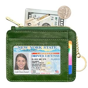 Padike Credit Card Holder Wallet Credit Card Holder for Women Slim Wallet for Women Card Wallets for Women (Green)