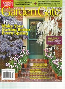garden gate, double issue, april, 2014 issue 116 (10 old fashioned plants we