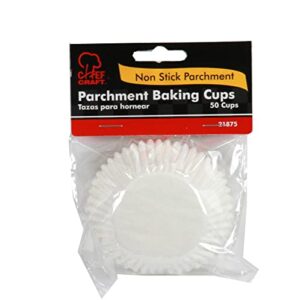 Chef Craft Classic Cupcake Liners, 50 count, White