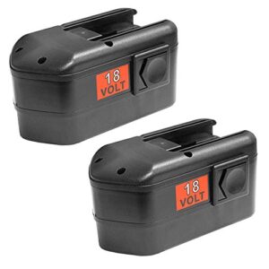 2 x new 18v 18 volt battery for milwaukee 48-11-2230