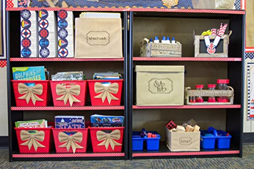 Burlap Storage Box