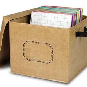 Burlap Storage Box