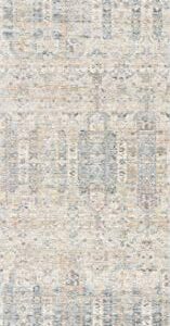 Loloi Pandora Collection Distressed Persian Vintage Area Rug, 2'0" x 3'4", Ivory/Mist