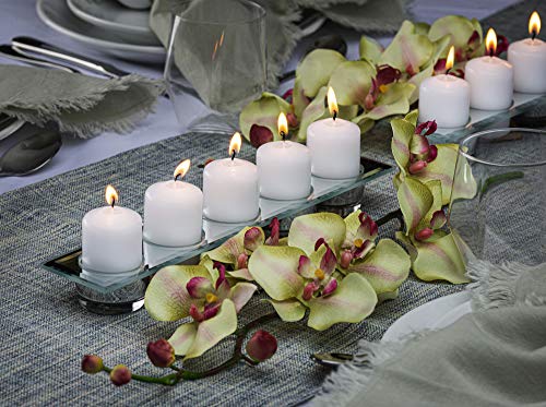 BOLSIUS Set of 12 White Pillar Candles -2.25-x3 inch Unscented Candle Set - Dripless Clean Burning Smokeless Dinner Candle - Perfect for Wedding Candles, Parties and Special Occasions