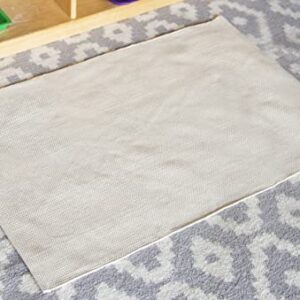 Montessori Natural Cotton Work (No Fringe) Work Rug