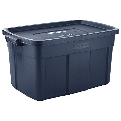 Rubbermaid Roughneck️ Storage Totes 31 Gal, Large Durable Stackable Storage Containers, Great for Clothing, Seasonal Décor, Sports Equipment, and More, 6-Pack