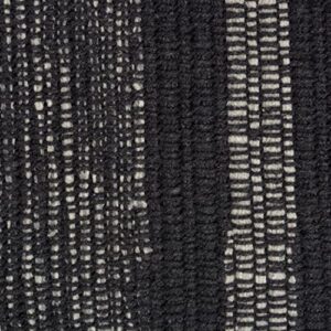 DII Variegated Recycled Yarn Modern Edge Stripe, 2x3', Gray