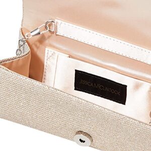 Jessica McClintock Chloe Sparkle Stones Evening Clutch, Champagne