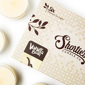 Vanilla Bean Premium Tealight Candles Bulk Pack - 24 Beige Highly Scented Tea Lights - Beautiful Candlelight - Made in The USA - Bakery & Food Collection