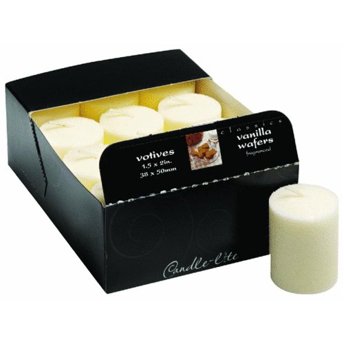 Candle Lite Classic Vanilla Votive (Pack Of 12) 1276570 Candle Votives