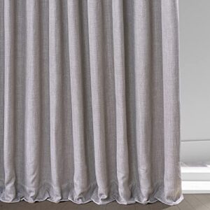 HPD Half Price Drapes Extra Wide Linen Room Darkening Curtain (1 Panel) 100 X 120, BOCH-LN1858-120-DW, Clay