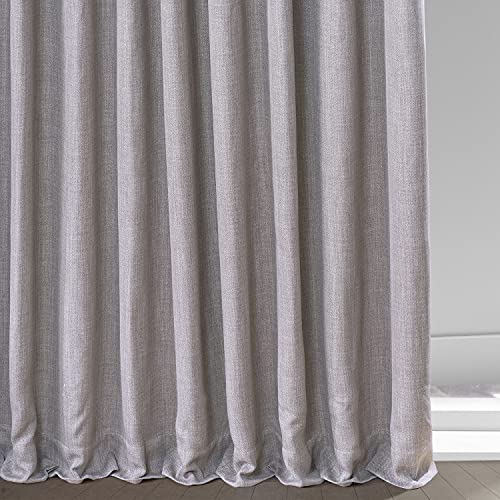 HPD Half Price Drapes Extra Wide Linen Room Darkening Curtain (1 Panel) 100 X 120, BOCH-LN1858-120-DW, Clay