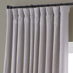 HPD Half Price Drapes Extra Wide Linen Room Darkening Curtain (1 Panel) 100 X 120, BOCH-LN1858-120-DW, Clay