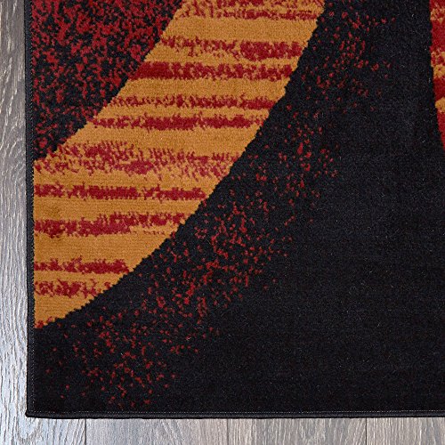 Home Dynamix Premium Indus Modern Area Rug, Black Multi, 5'2"x7'4" Rectangle