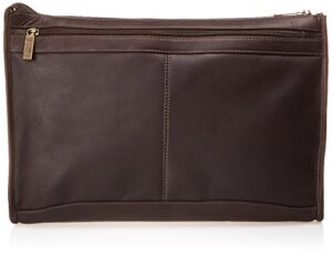 claire chase zippered folio pouch, cafe, one size