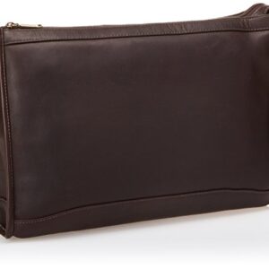Claire Chase Zippered Folio Pouch, Cafe, One Size