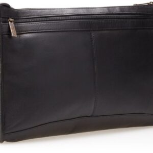 Claire Chase Zippered Folio Pouch, Black, One Size