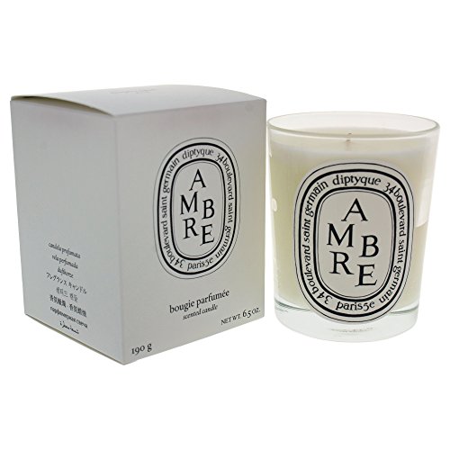 Diptyque Ambre Candle-6.5 oz, black (I0004921), Standard, spice