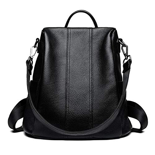 YALUXE Backpacks for Women Large Capacity Leather School Bag ANTI-THEFT Design two ways carry Shoulder Bags