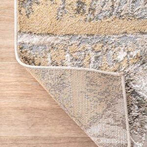 nuLOOM Leora Contemporary Area Rug, 5' x 8', Gold