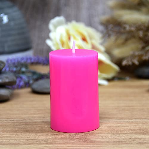 2 x 3 Hot Pink Pillar Candle