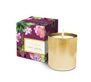 studio oh! gift boxed hand-poured scented candle available in 9 fragrances, freesia and incense