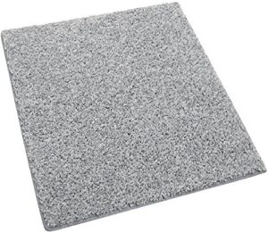 koeckritz custom sized area rug (color: pewter gray). you measure the space, and we’ll custom cut your rug to fit