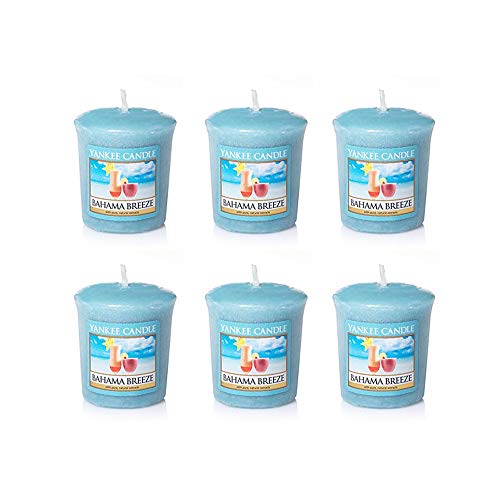 Yankee Candle Lot of 6 Bahama Breeze Votive Candles