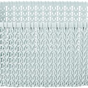 Curver Basket Rectangular Knit 9,76x6,89x5,47in in Misty Blue, 20.5 x 17.5 x 14 cm