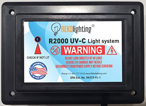 REKO Lighting R2000 Air Purifier Whole House Uv uvc Light in Duct for HVAC Ac (Air Conditioning) Duct