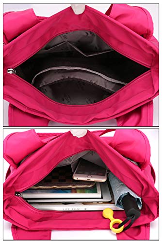 Collsants Nylon Lightweight Handbag for Women Waterproof Tote Shoulder Purses Bag