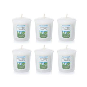 yankee candle lot of 6 clean cotton votive candles