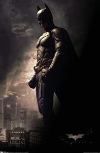 trends international dc comics movie – the dark knight – batman in the shadows wall poster, 22.375″ x 34″, unframed version