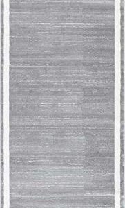 Unique Loom Uptown Collection by Jill Zarin Collection Greek Key Textured Modern Gray Runner Rug (2' 2 x 6' 0)