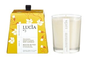 lucia candle, tea leaf and honey flower, 0.47 ounce