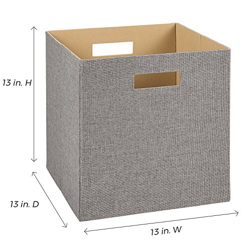 ClosetMaid 7116 Decorative Fabric Storage Bin, Gray