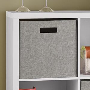 ClosetMaid 7116 Decorative Fabric Storage Bin, Gray