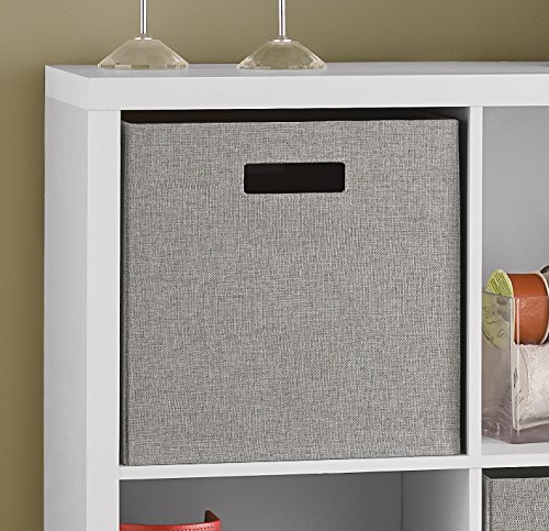 ClosetMaid 7116 Decorative Fabric Storage Bin, Gray