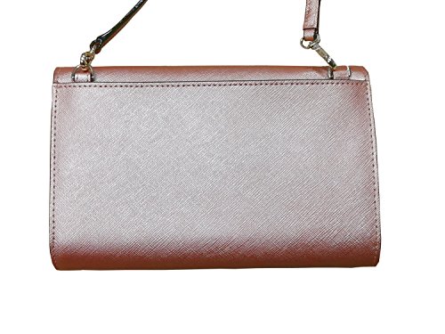 Kate Spade Laurel Way Winni Saffiano Leather Crossbody Clutch Wallet WLRU2667 Rose Gold